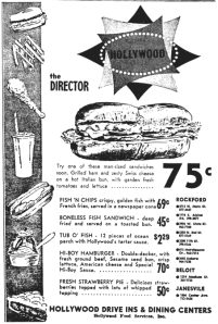 1969 menu
