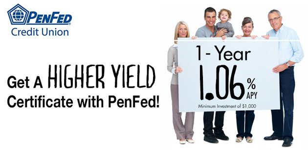 PenFed 1-year CD